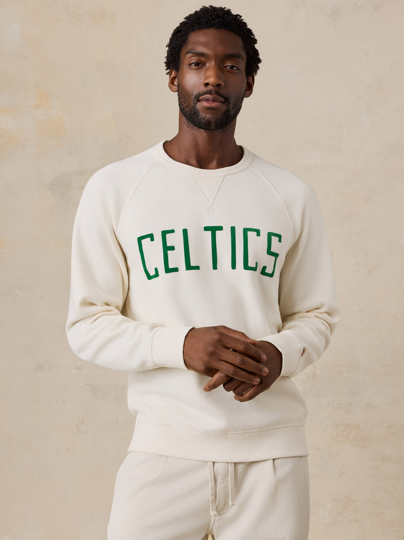 Boston Celtics High Standard Fleece Crew - Cabo Blanco