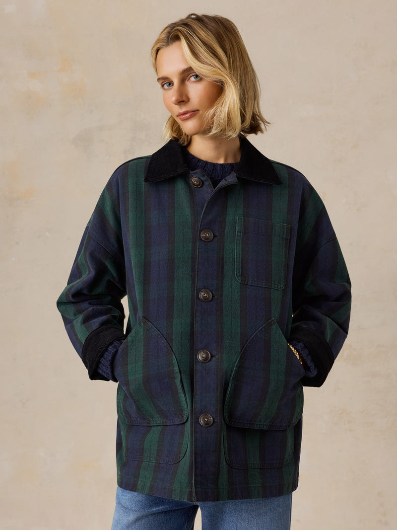 Blackwatch Barn Jacket - Blackwatch Plaid