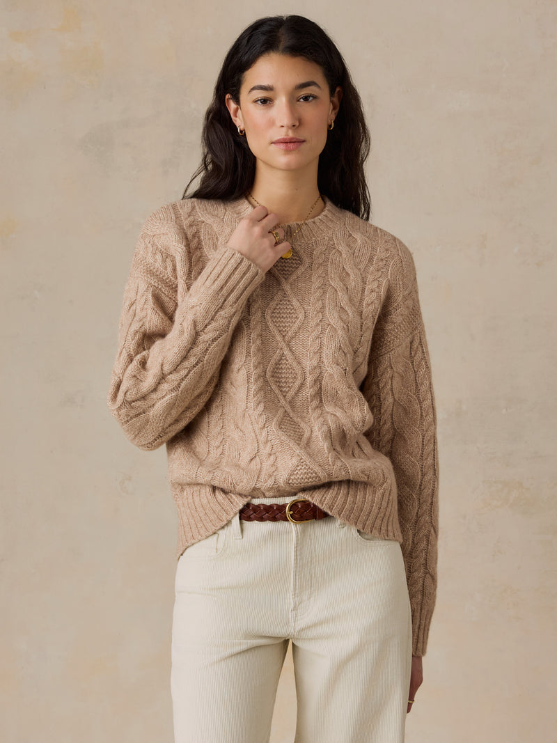 Sunday Morning Crewneck - Camel