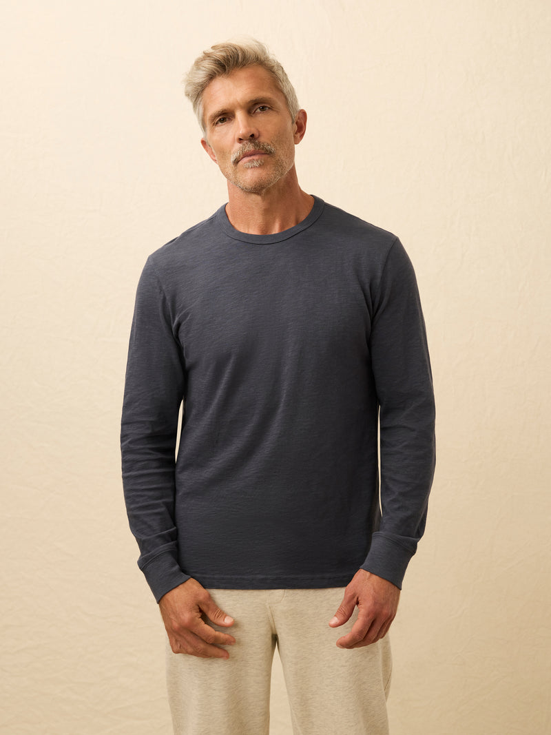Long-Sleeve Sunwashed Tee - Dune Navy