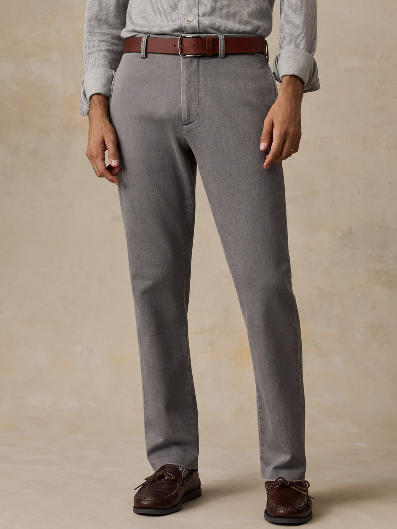 Stretch Terry Trouser - Steel Grey