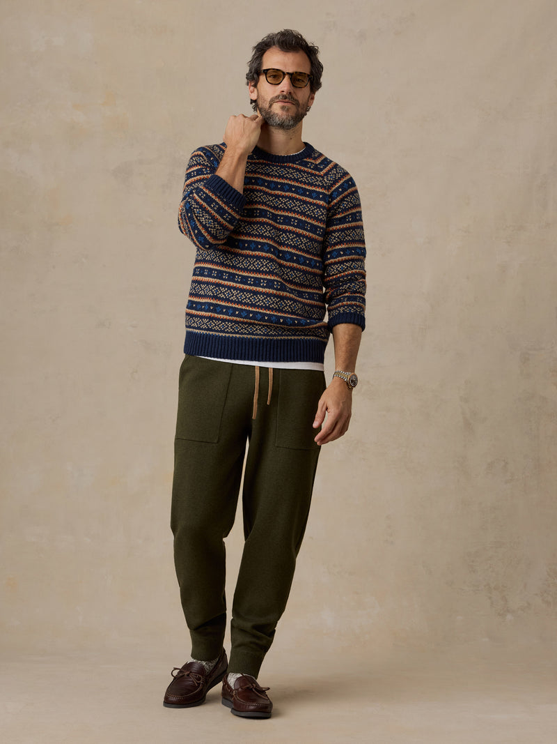 Sweater Jogger - Forest Wood Melange