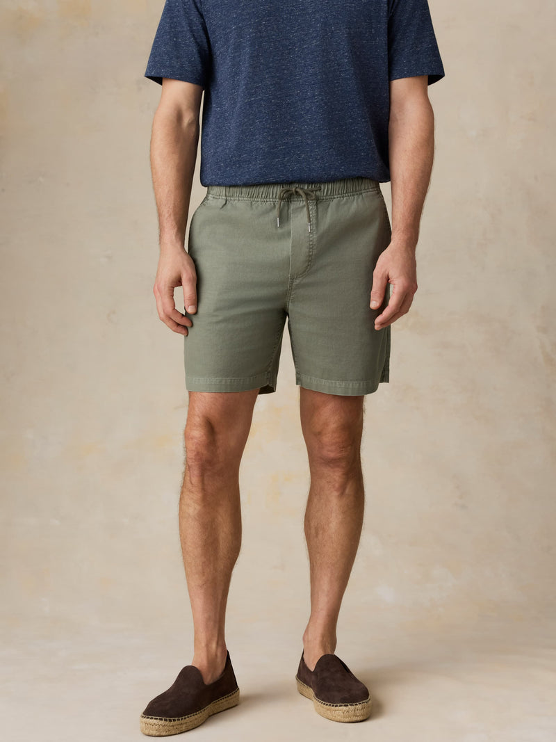 Essential Drawstring Short - Desert Olive
