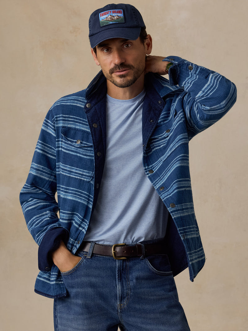 Reversible Bondi Jacket - Shoreview Indigo Wash