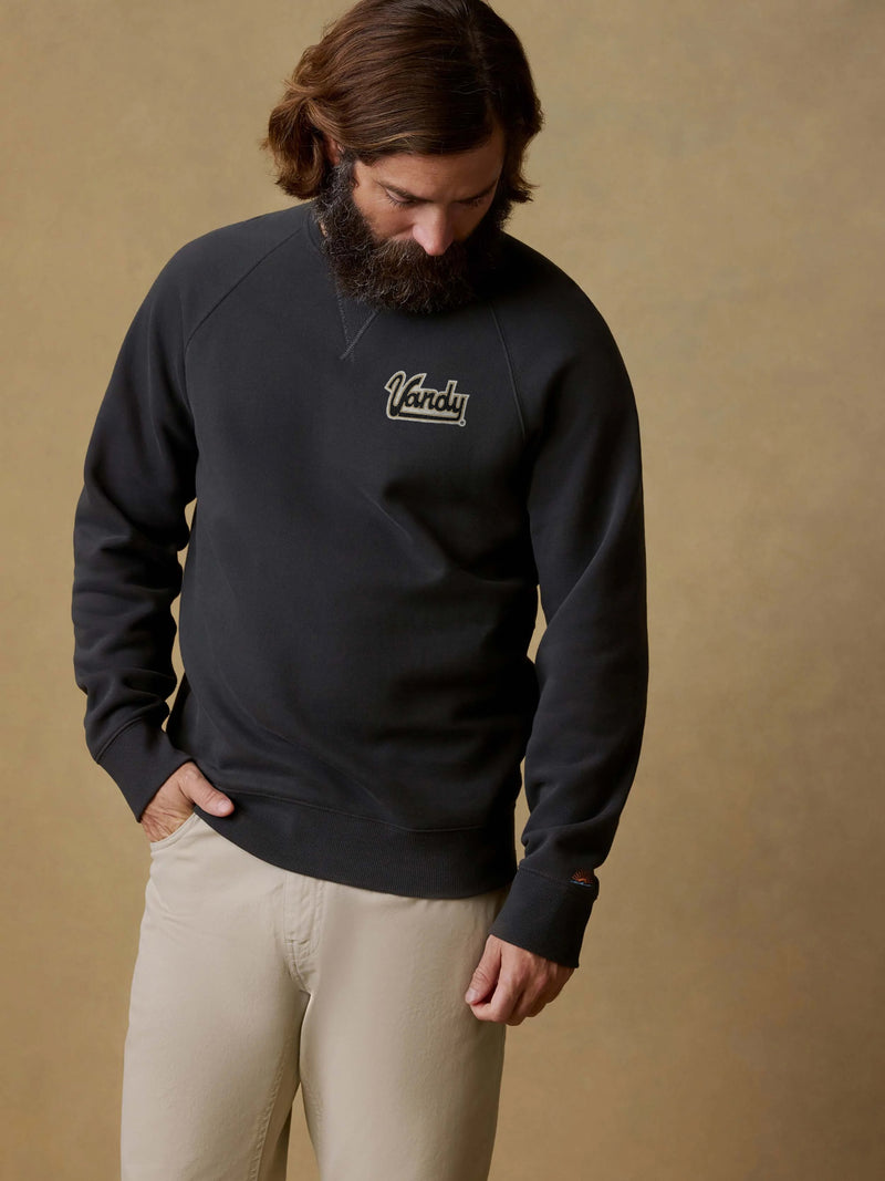 Vanderbilt University High Standard Fleece Crew - Mountain Black