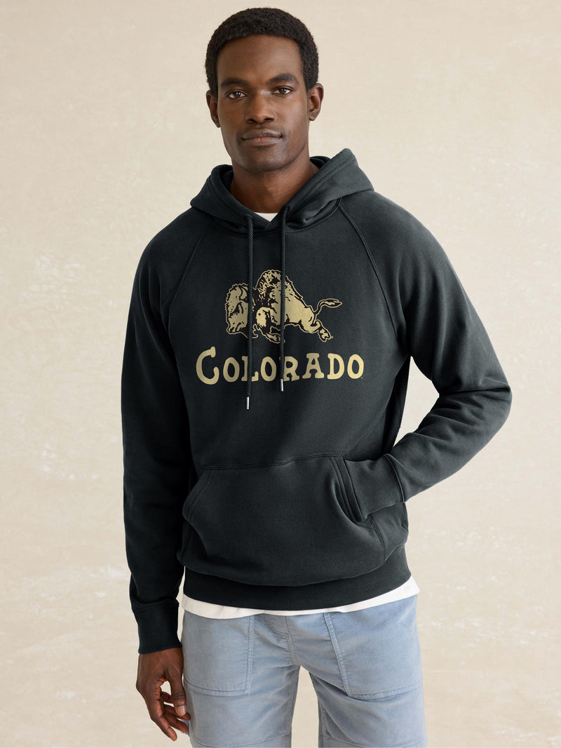 University of Colorado High Standard Fleece Hoodie - Mountain Black