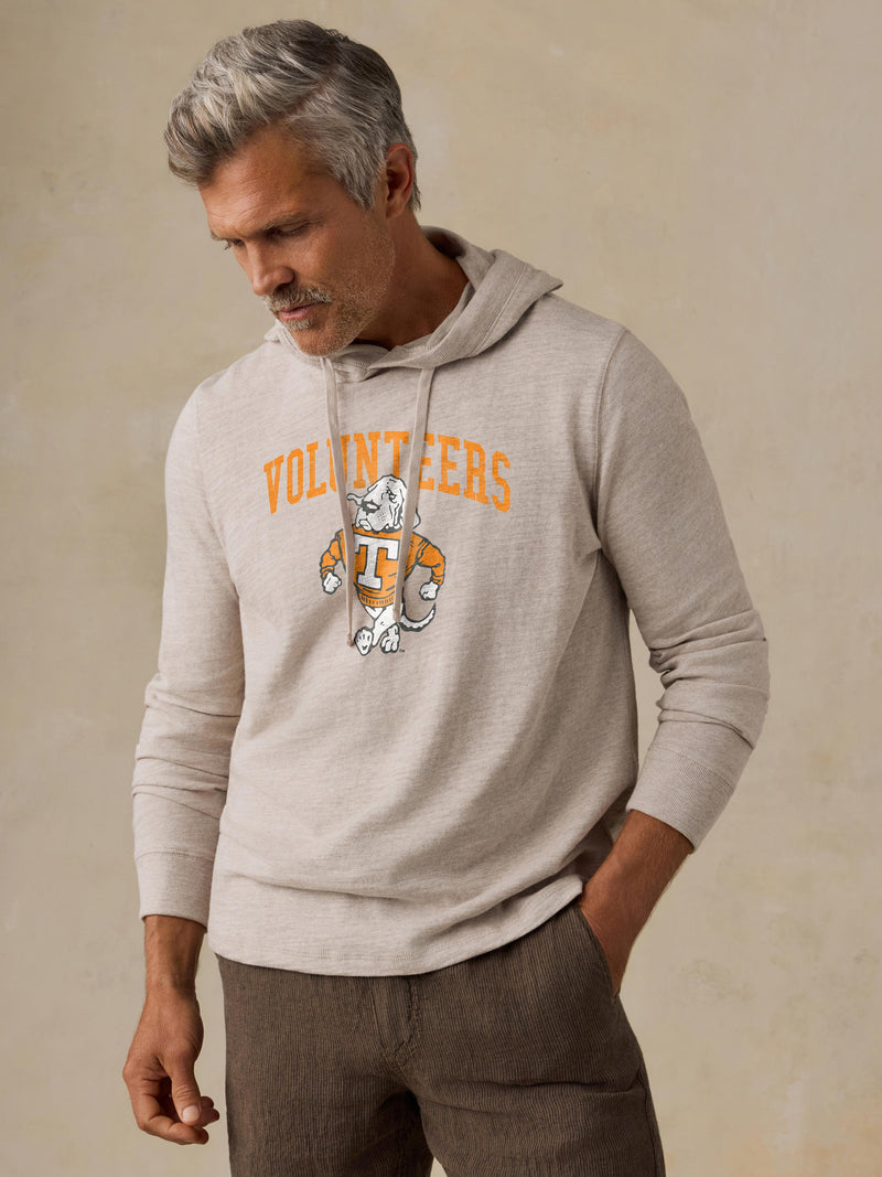 University of Tennessee Sunwashed Organic Hoodie - Oat Plains Heather