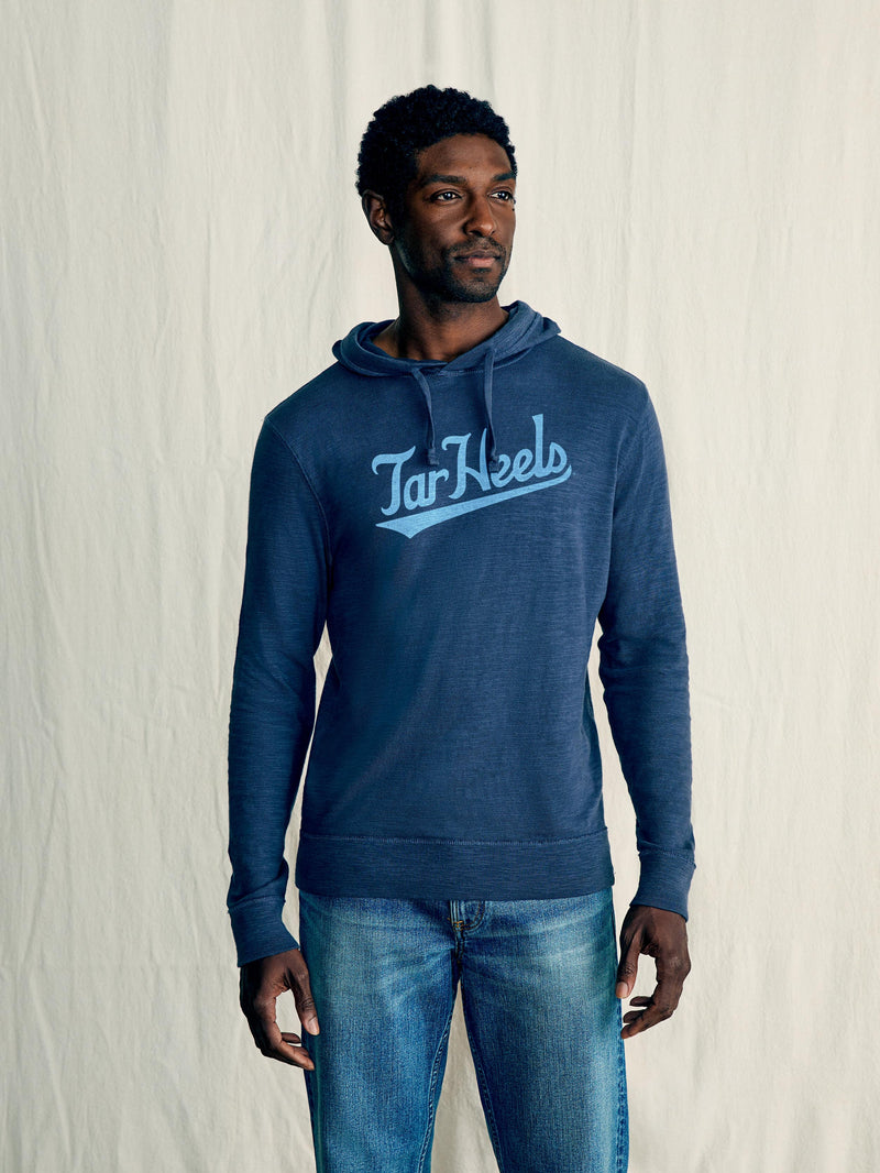 University of North Carolina Sunwashed Organic Hoodie - Blue Nights