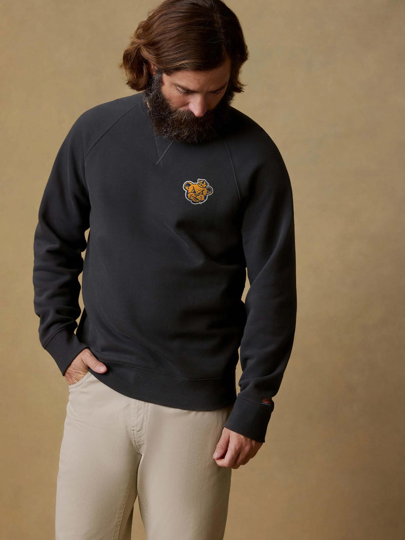 University of California Berkeley High Standard Fleece Crew - Mountain Black
