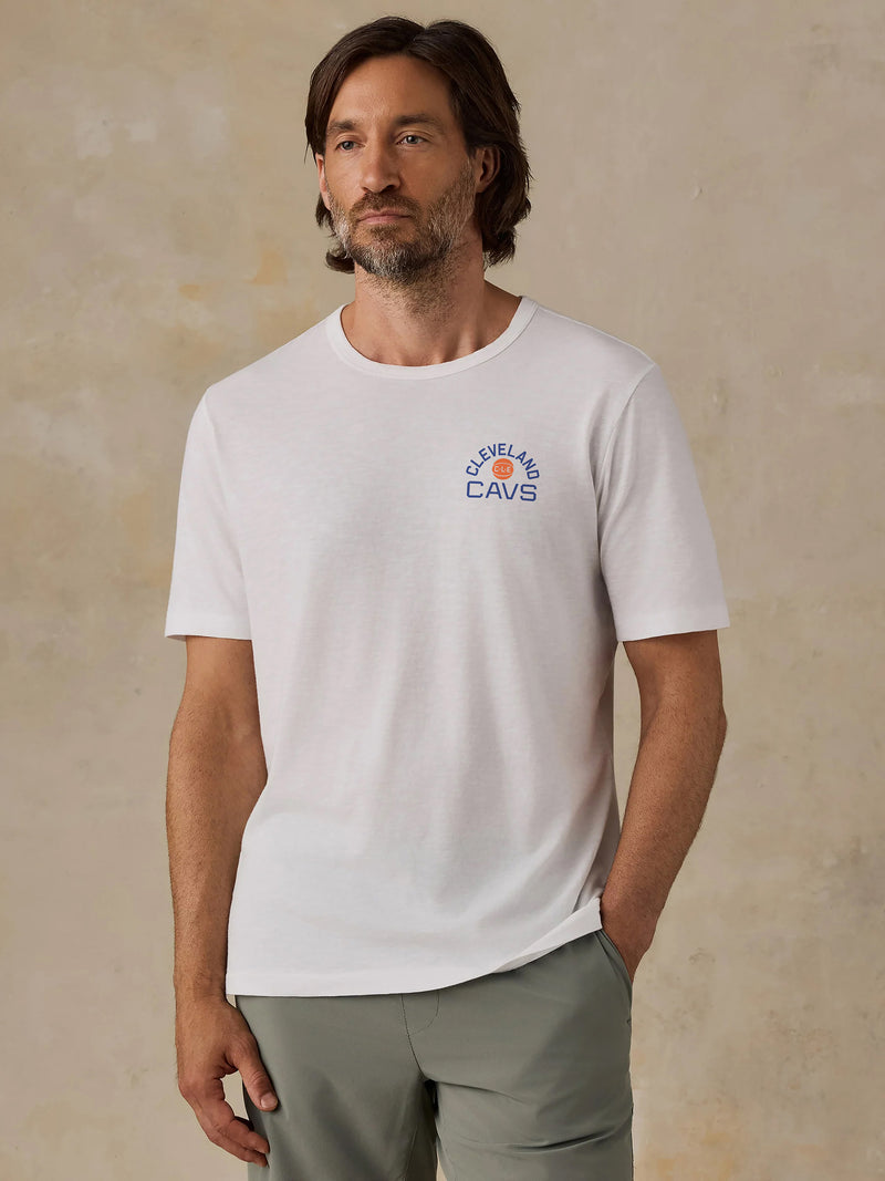 Cleveland Cavaliers Sunwashed Regenerative Tee - White