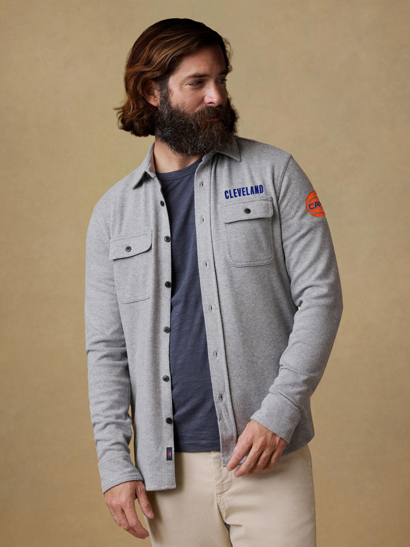 Cleveland Cavaliers Legend Sweater Shirt - Fossil Grey Twill