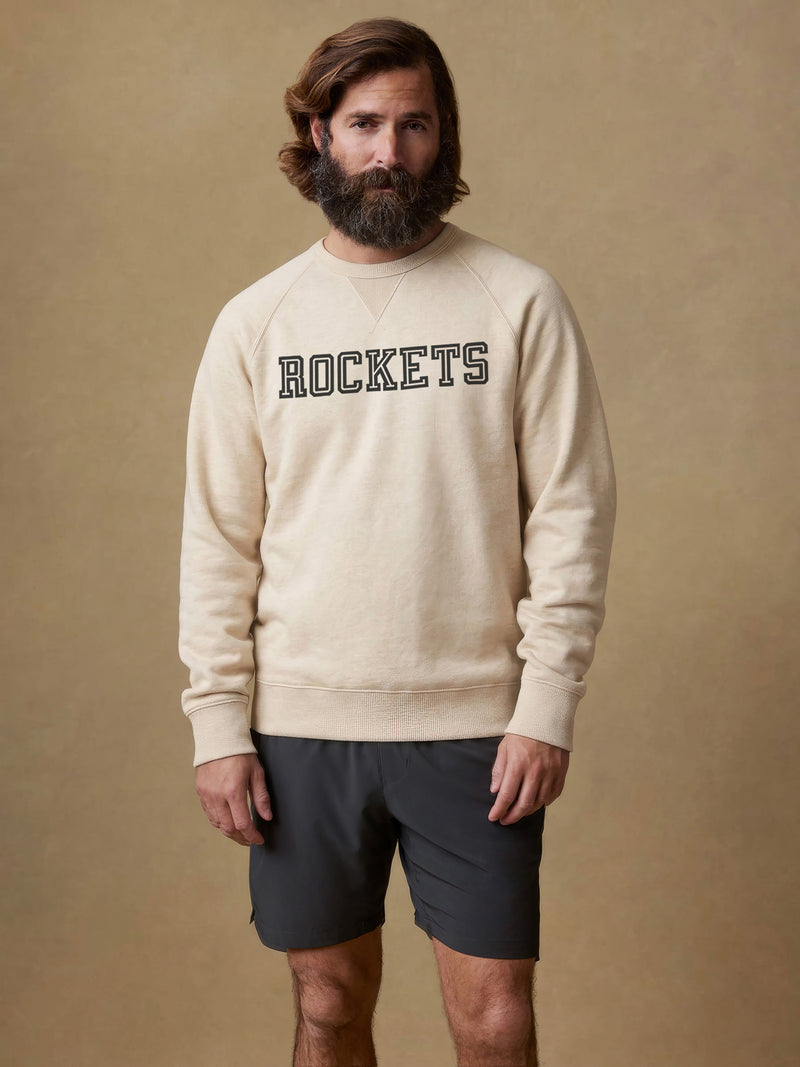 Houston Rockets High Standard Fleece Crew - Cabo Blanco
