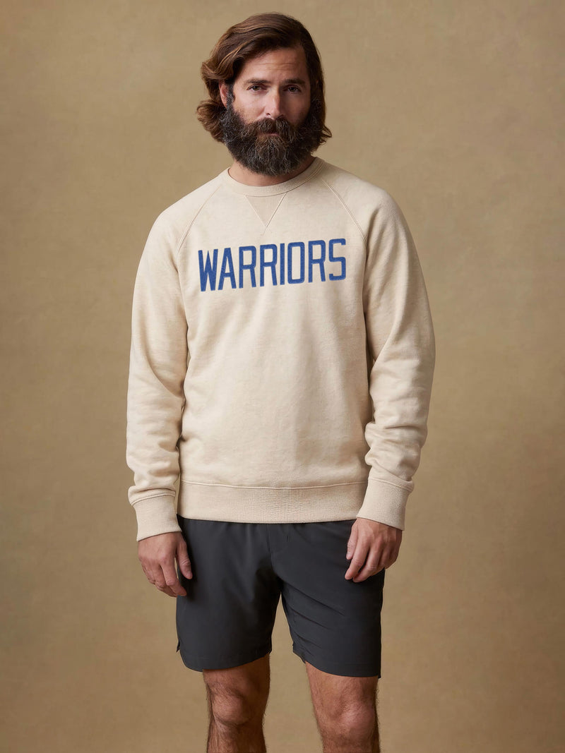 Golden State Warriors High Standard Fleece Crew - Cabo Blanco