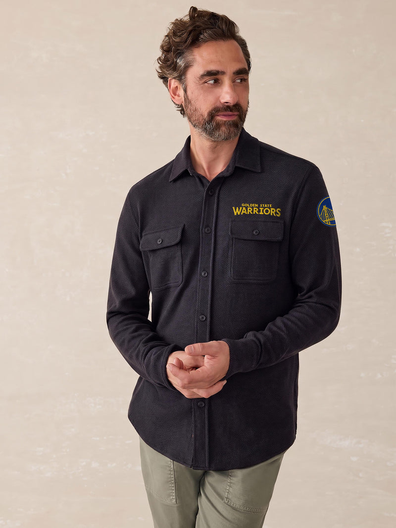 Golden State Warriors Legend Sweater Shirt - Heathered Black Twill