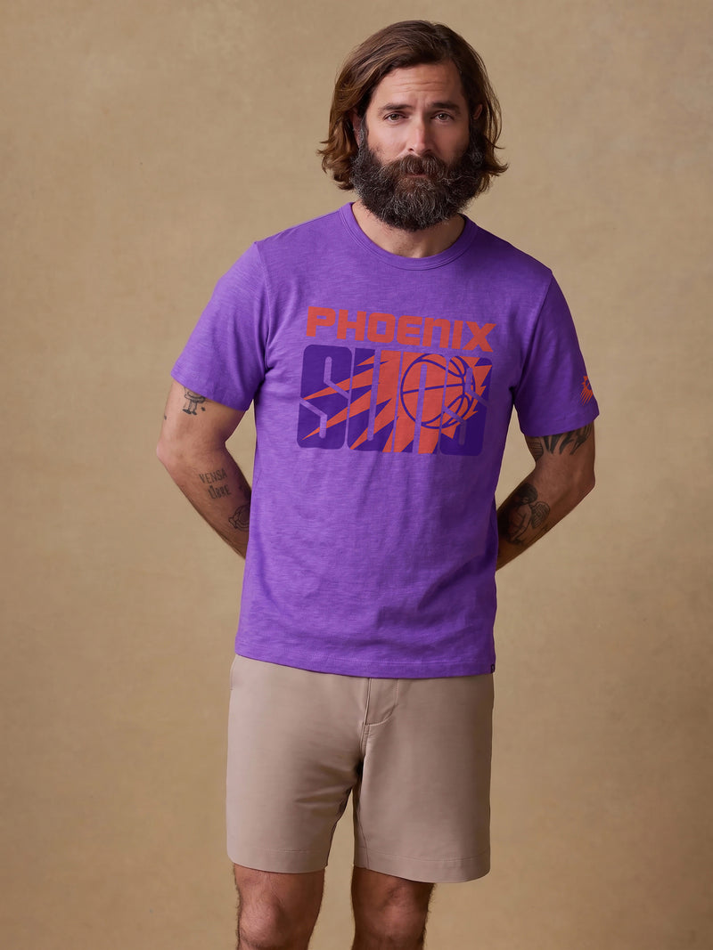 Phoenix Suns Sunwashed Regenerative Tee - Mountain Grape