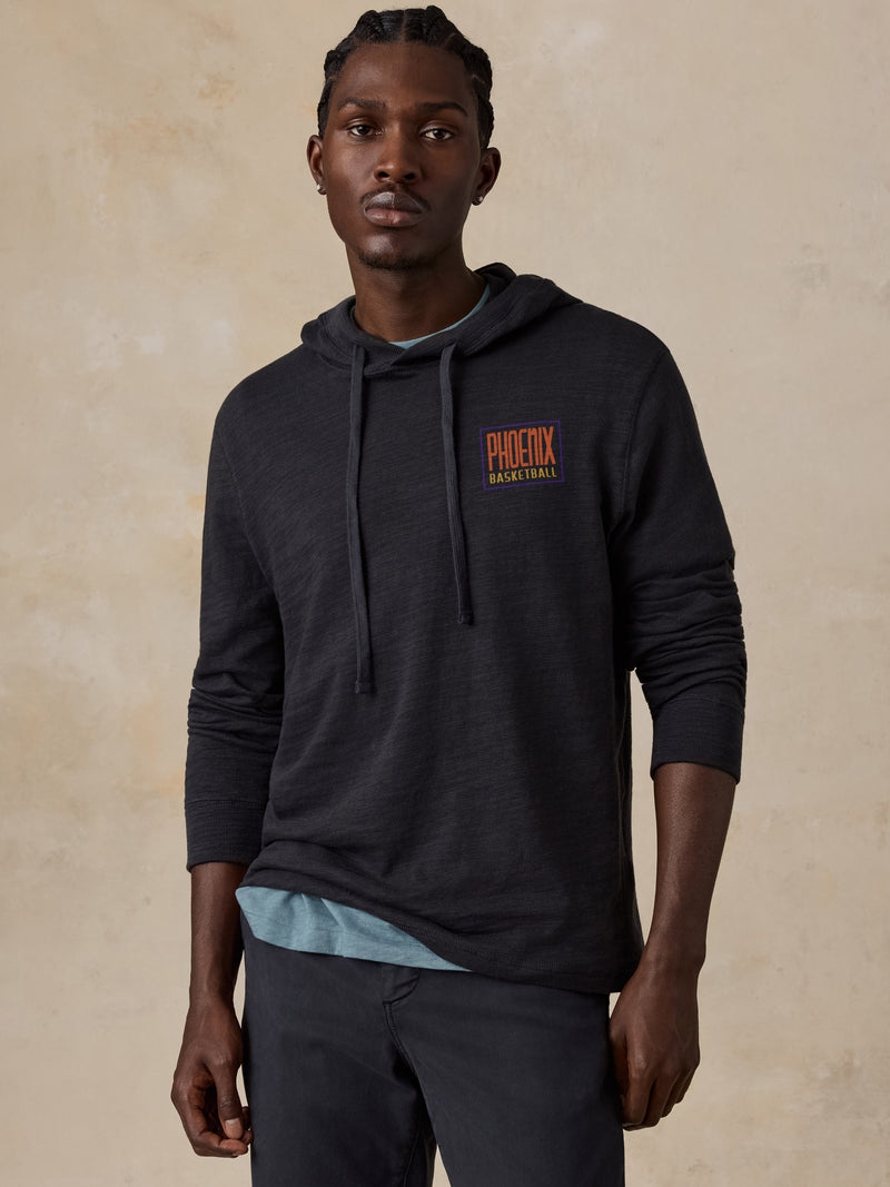 Phoenix Suns Sunwashed Organic Hoodie - Ridge Black