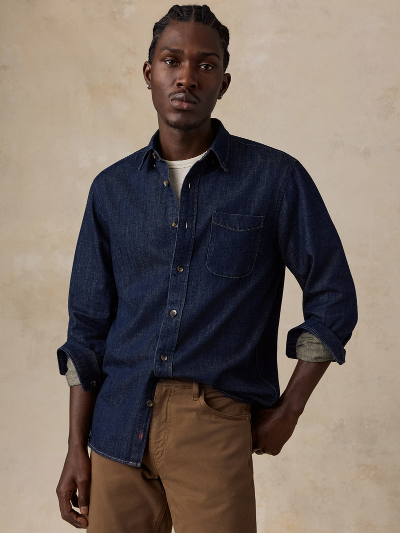 Original Cotton Denim Shirt - Harbor Coast Wash