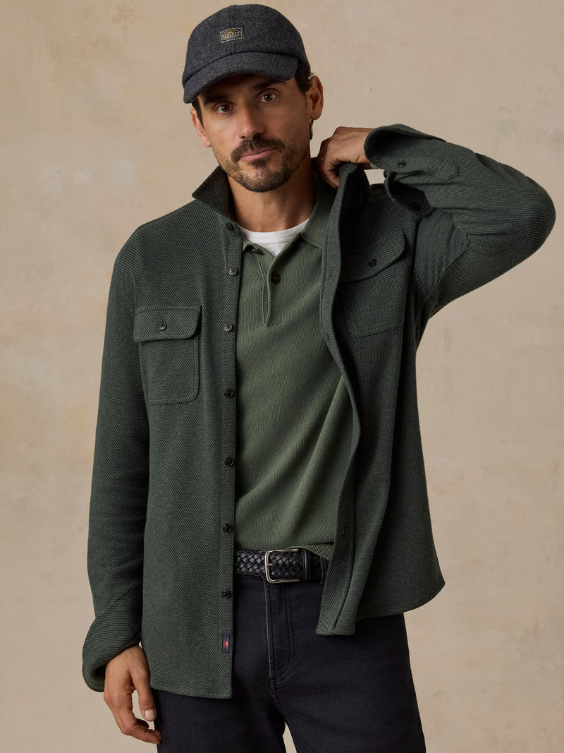 Legend Sweater Shirt - Fall Evergreen Twill