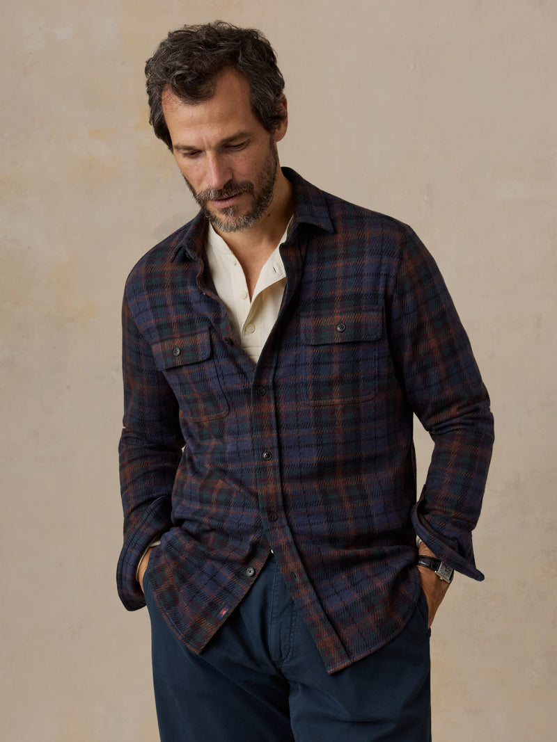 Legend Sweater Shirt - Colorado Nights Plaid