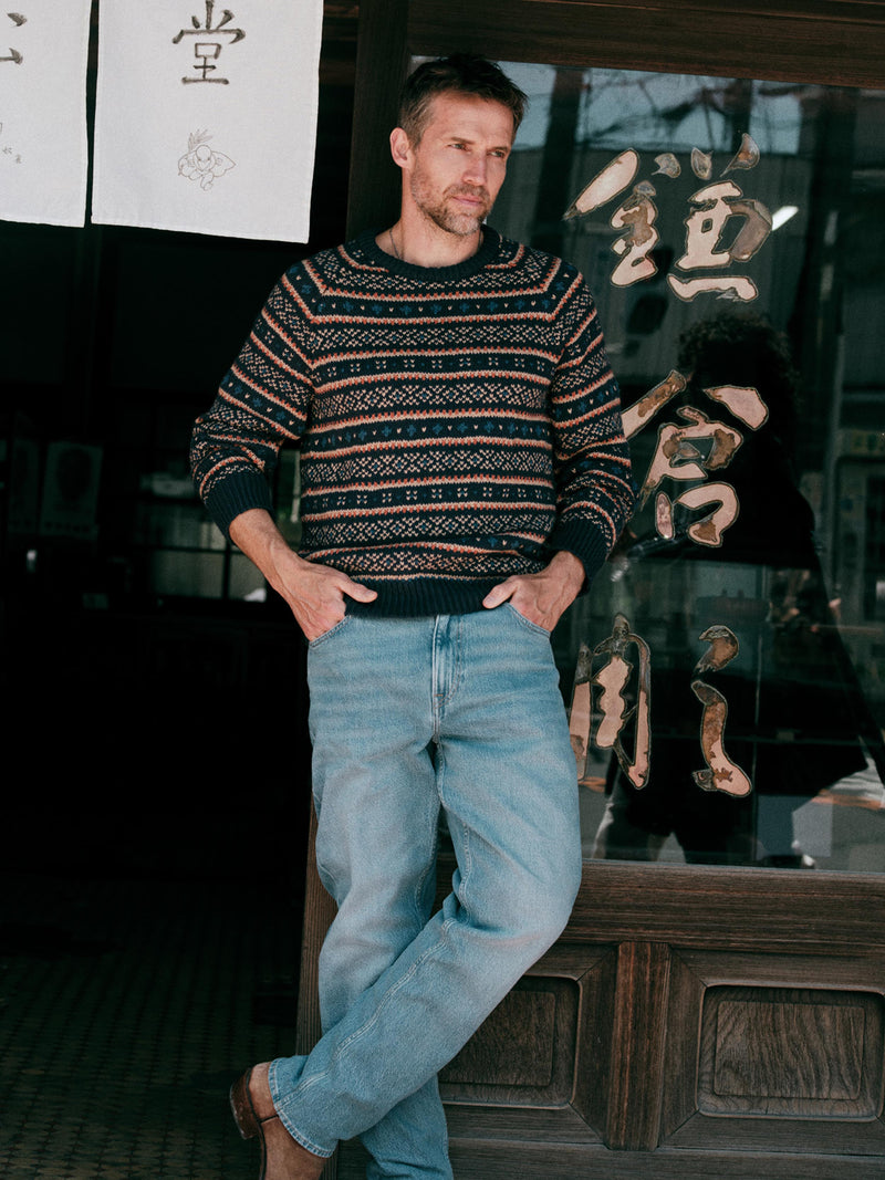 Nordic Sweater Crew - Northern Nights Fairisle