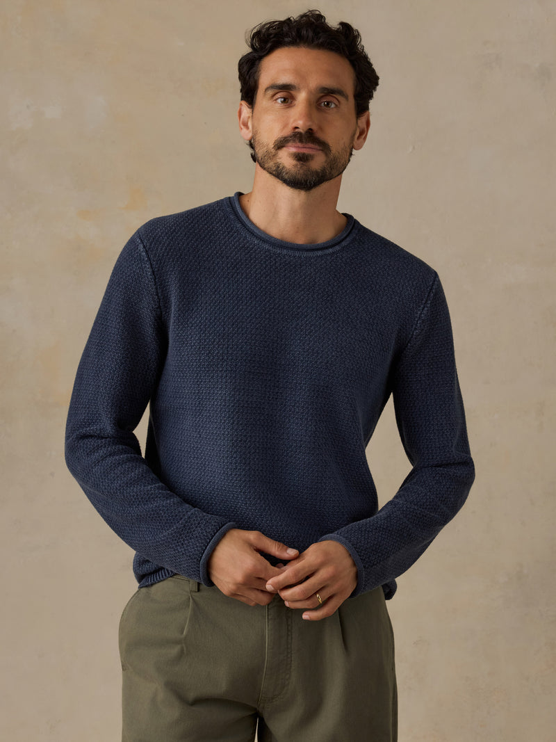 Sunwashed Dockside Sweater - Abyss Navy