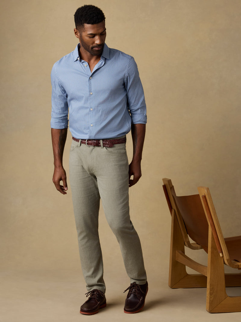 Movement Linen 5-Pocket Pant - Sage Cliff