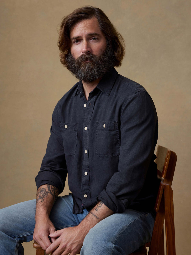 Tried & True Chambray Workshirt - Durango Black