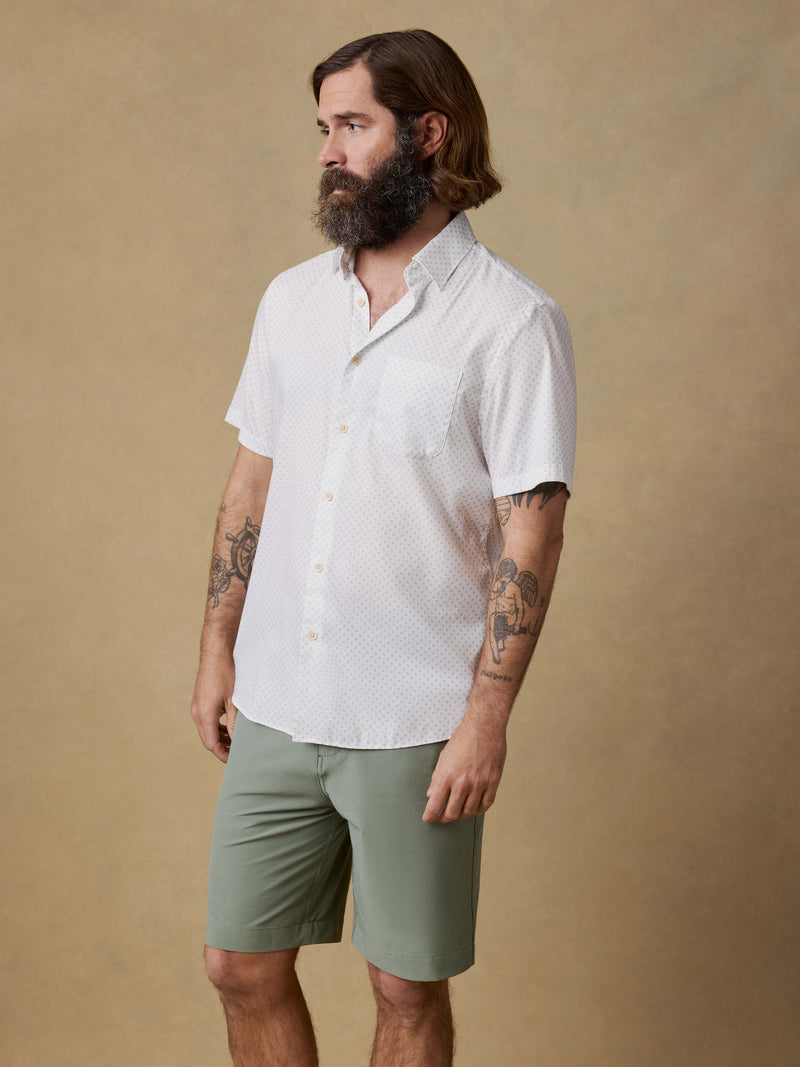 Short-Sleeve Movement Monterey Shirt - Mist Sunburst