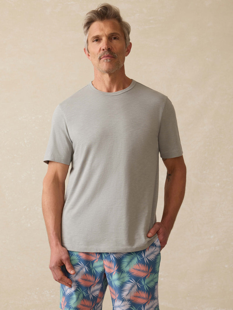 Sunwashed Regenerative Tee - Lakeshore Grey