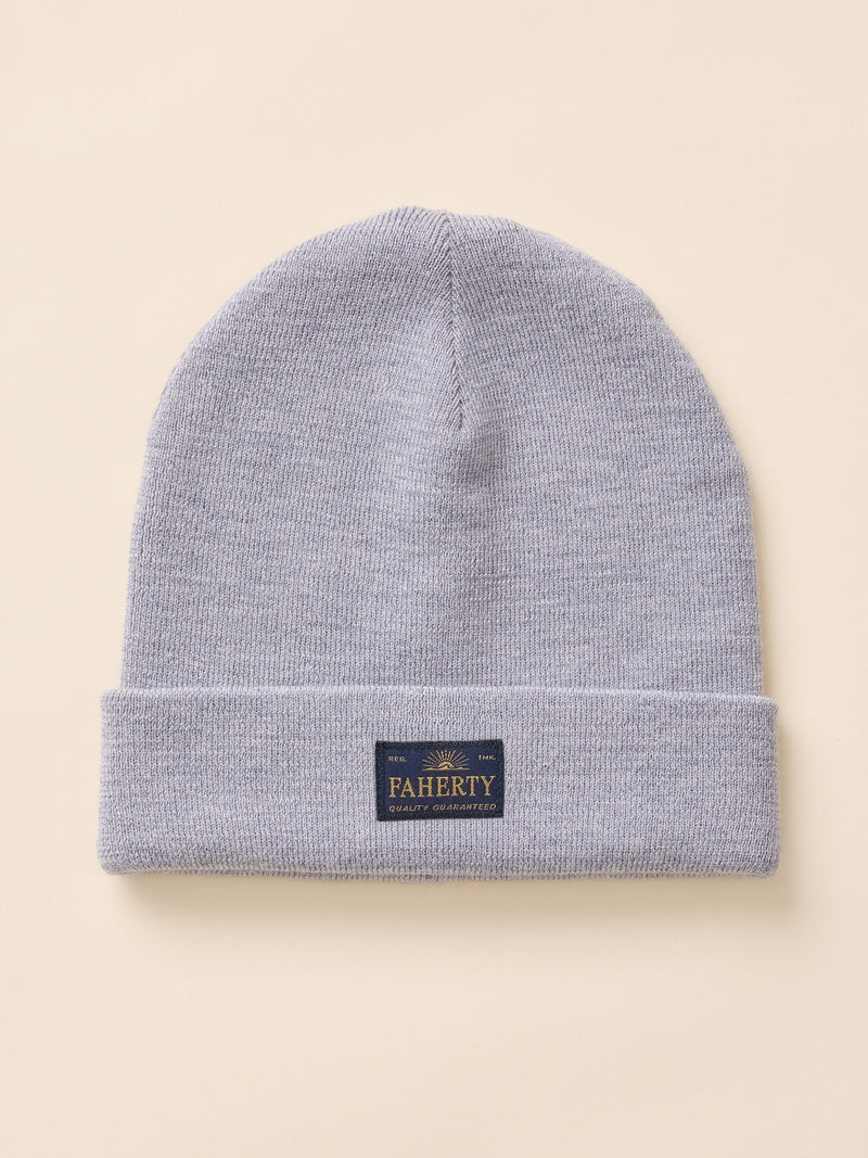 Essential Merino Beanie - Medium Grey