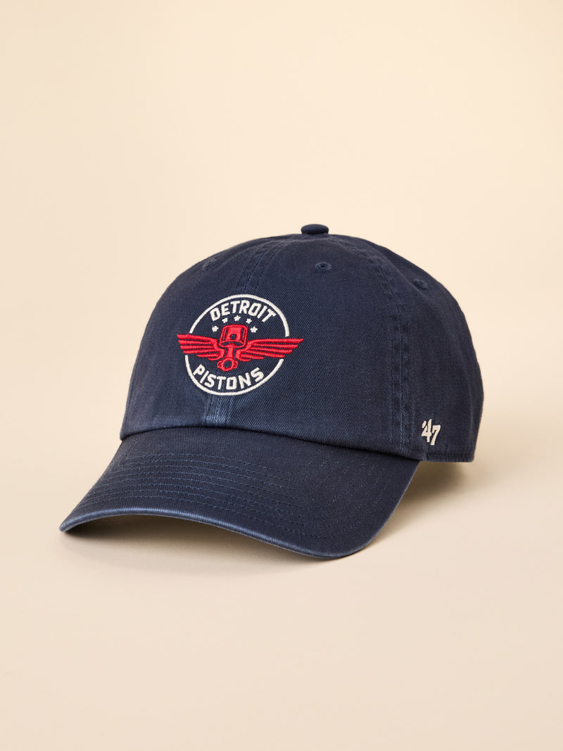 Detroit Pistons Faherty X '47 Clean Up Hat - Navy